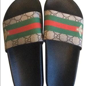 Gucci | Shoes | Gucci Bee Slides New Size 7 | Poshmark